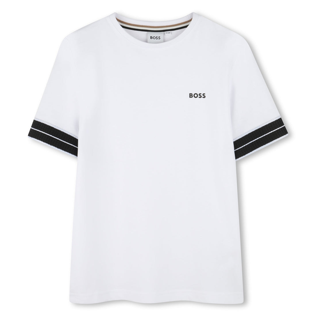 Camiseta Blanca Mangas Espiga Niño