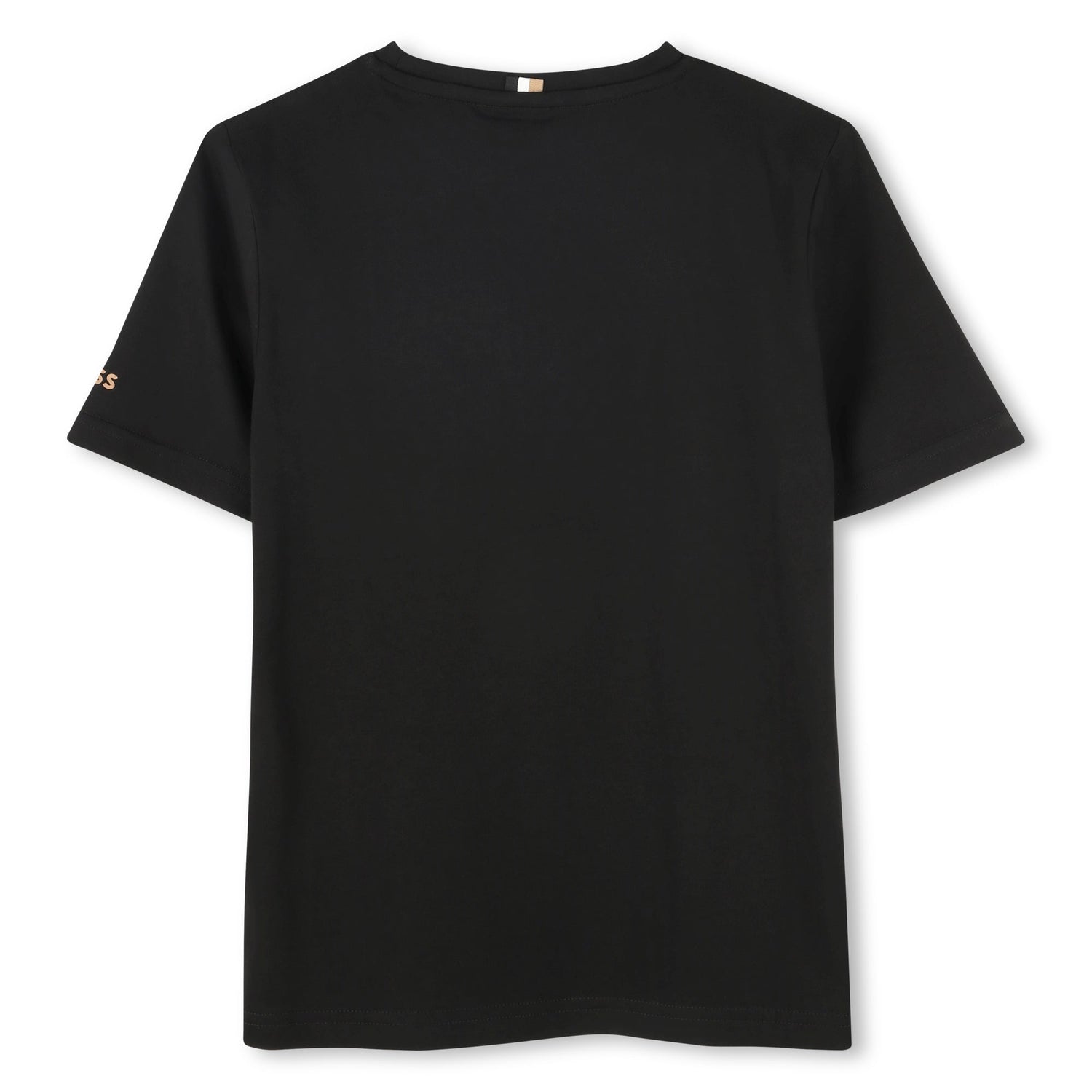 Camiseta Negra Estampado Doble B Niño