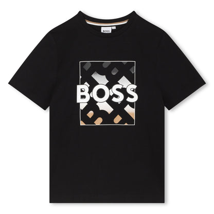 Camiseta Negra Estampado Fantasía Niño