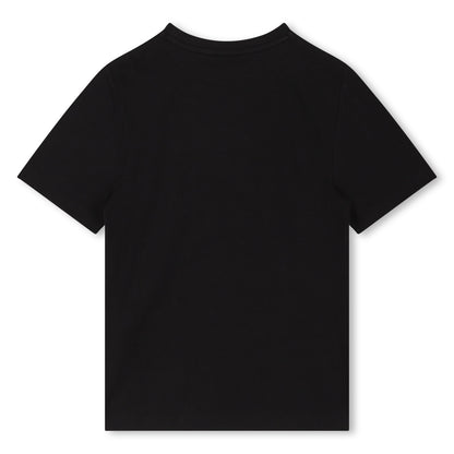 Camiseta Negra Estampado Fantasía Niño