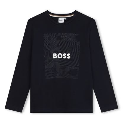 Camiseta Azul Manga Larga Fantasía Niño