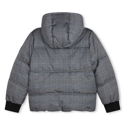 Chaqueta Abullonada Gris Niño