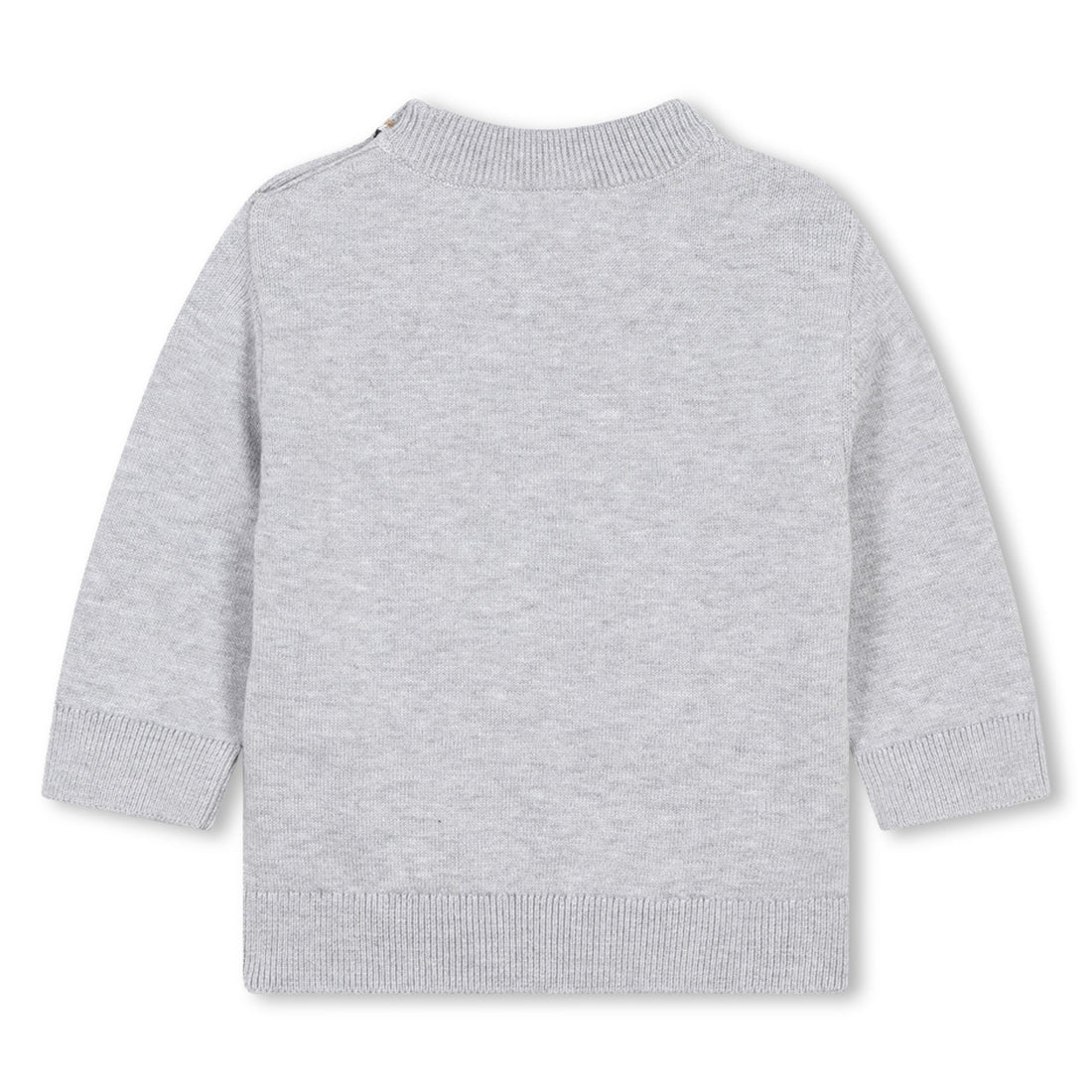 Sweater Gris Tejido Icónico Bebé