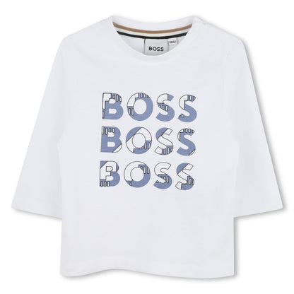 Camiseta Blanca Estampado Fantasía Bebé