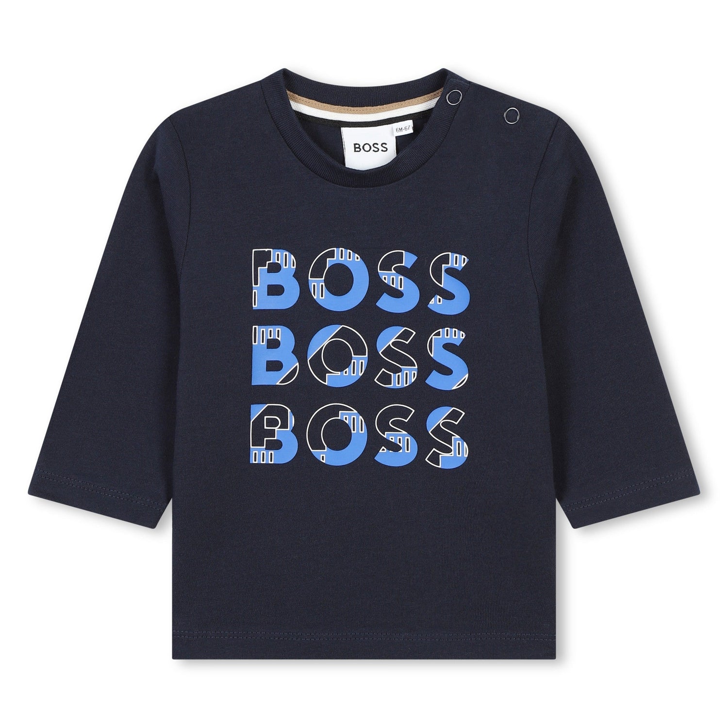 Camiseta Azul Estampado Fantasía Bebé