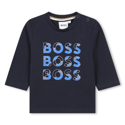 Camiseta Azul Estampado Fantasía Bebé