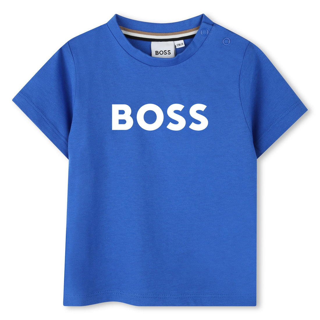 Camiseta Azul Estampado Frontal Bebé