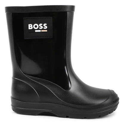 Botas De lluvia Negras En PVC Bebé