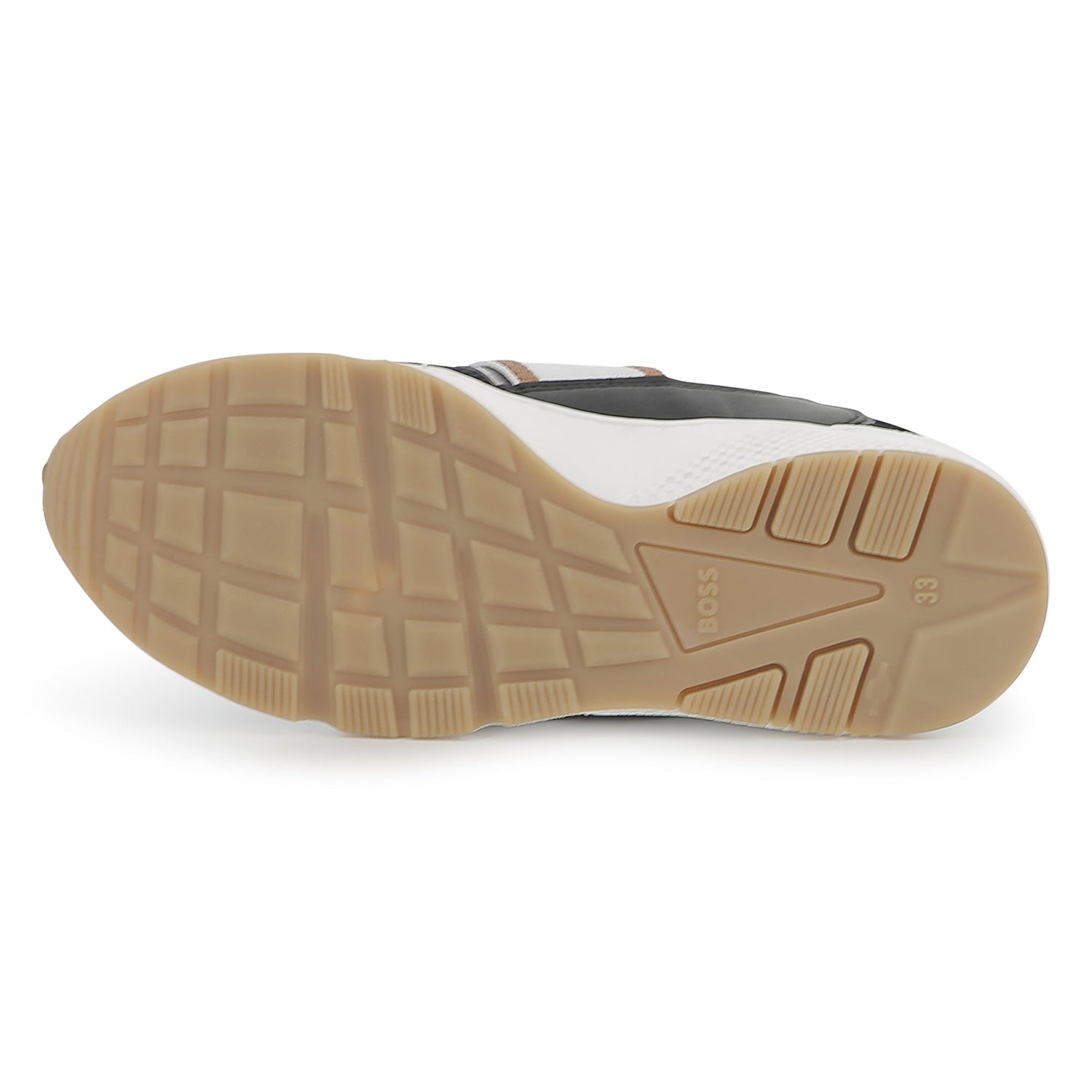 Zapatillas Sneakers Elástico Logotipo Negro Niño