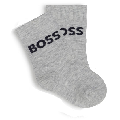 Pack 3 Calcetines Azul - Gris Bebé