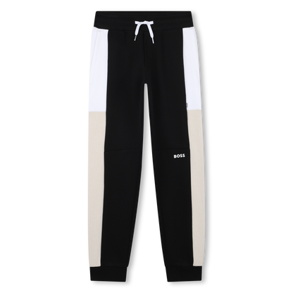 Joggers Negro Paneles Niño