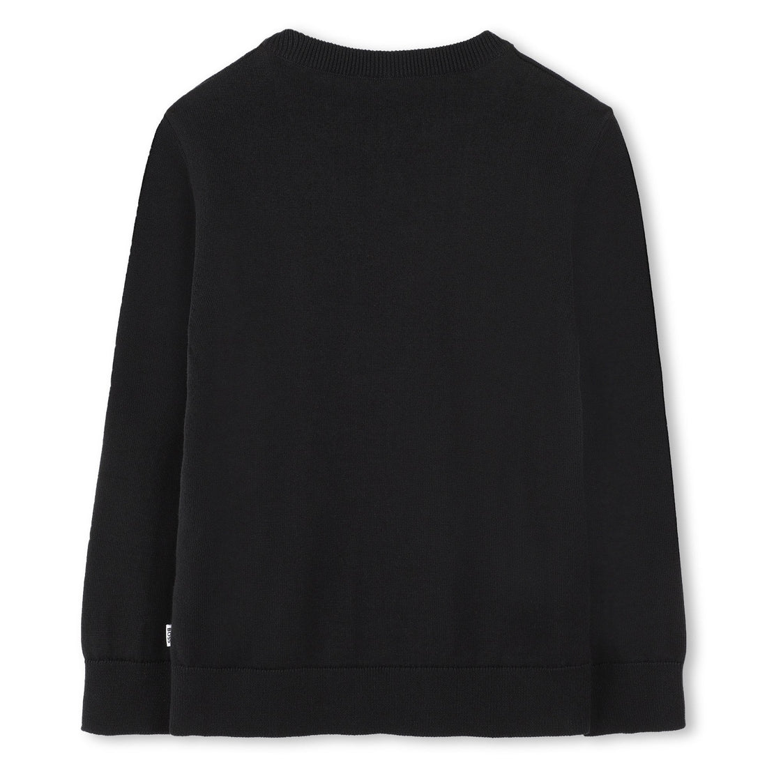Sweater Tejido Algodón Negro Tricolor Niño
