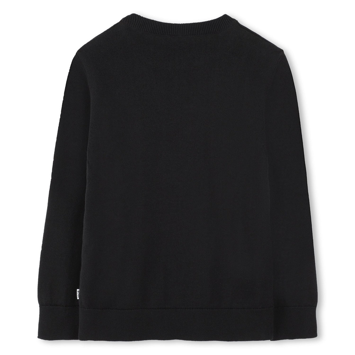 Sweater Tejido Algodón Negro Tricolor Niño