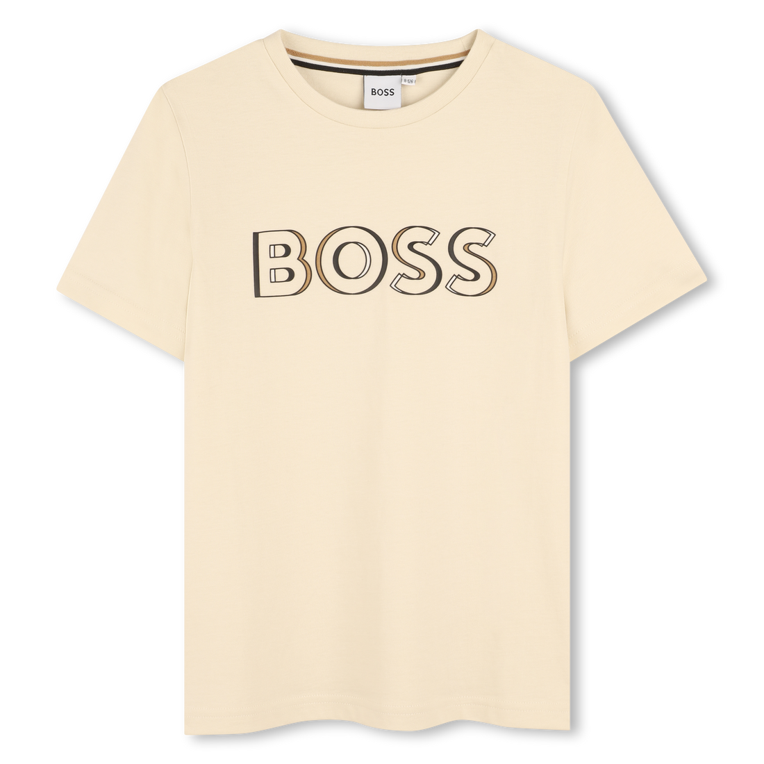 Camiseta Algodón Vainilla Logotipo Fantasía Niño