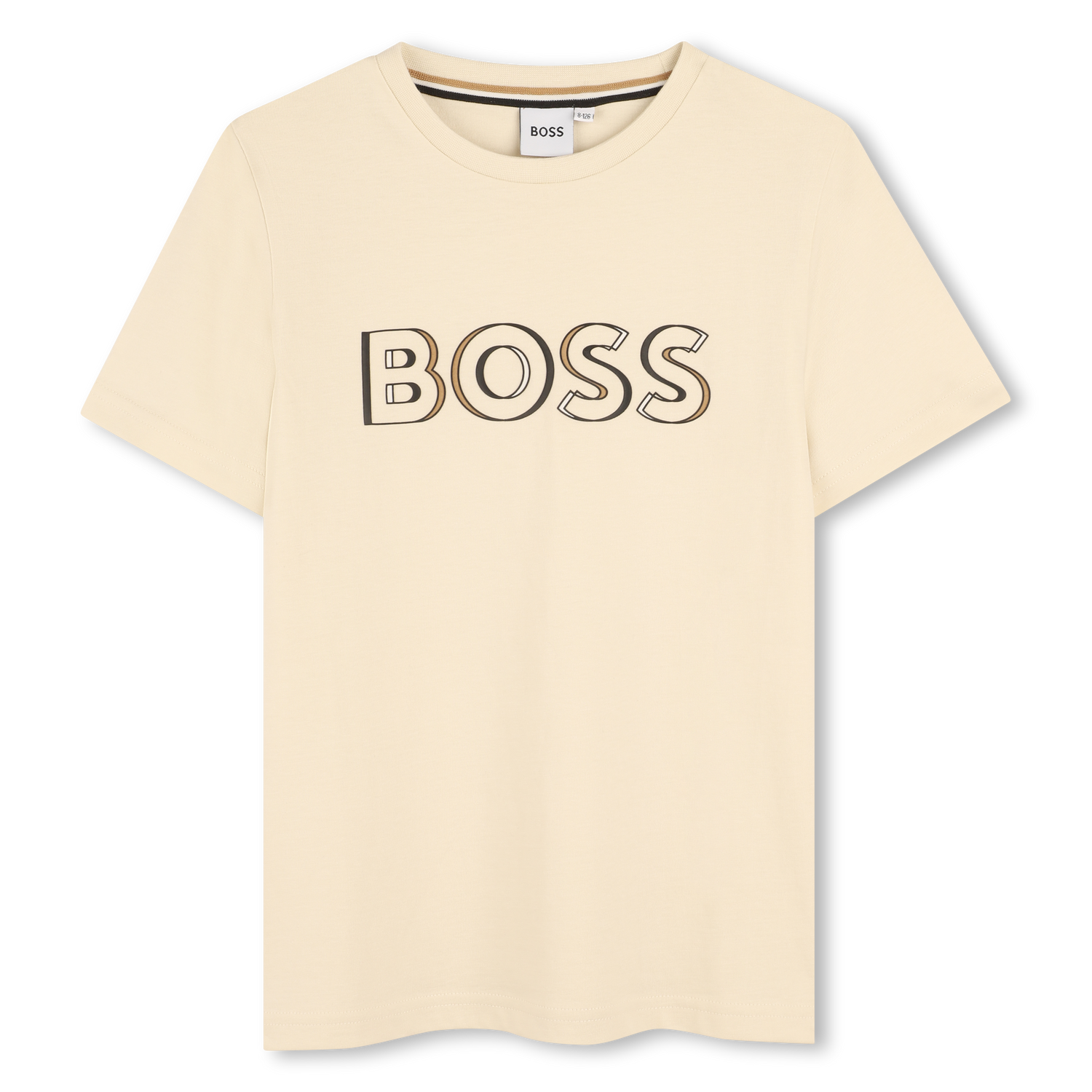 Camiseta Algodón Vainilla Logotipo Fantasía Niño