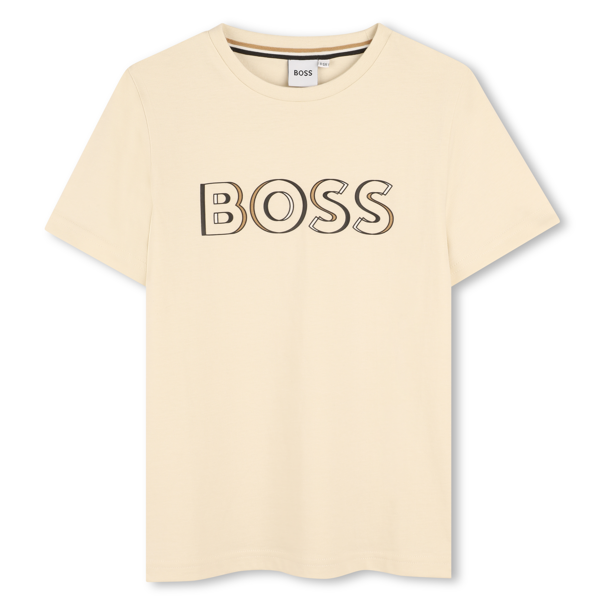 Camiseta Algodón Vainilla Logotipo Fantasía Niño