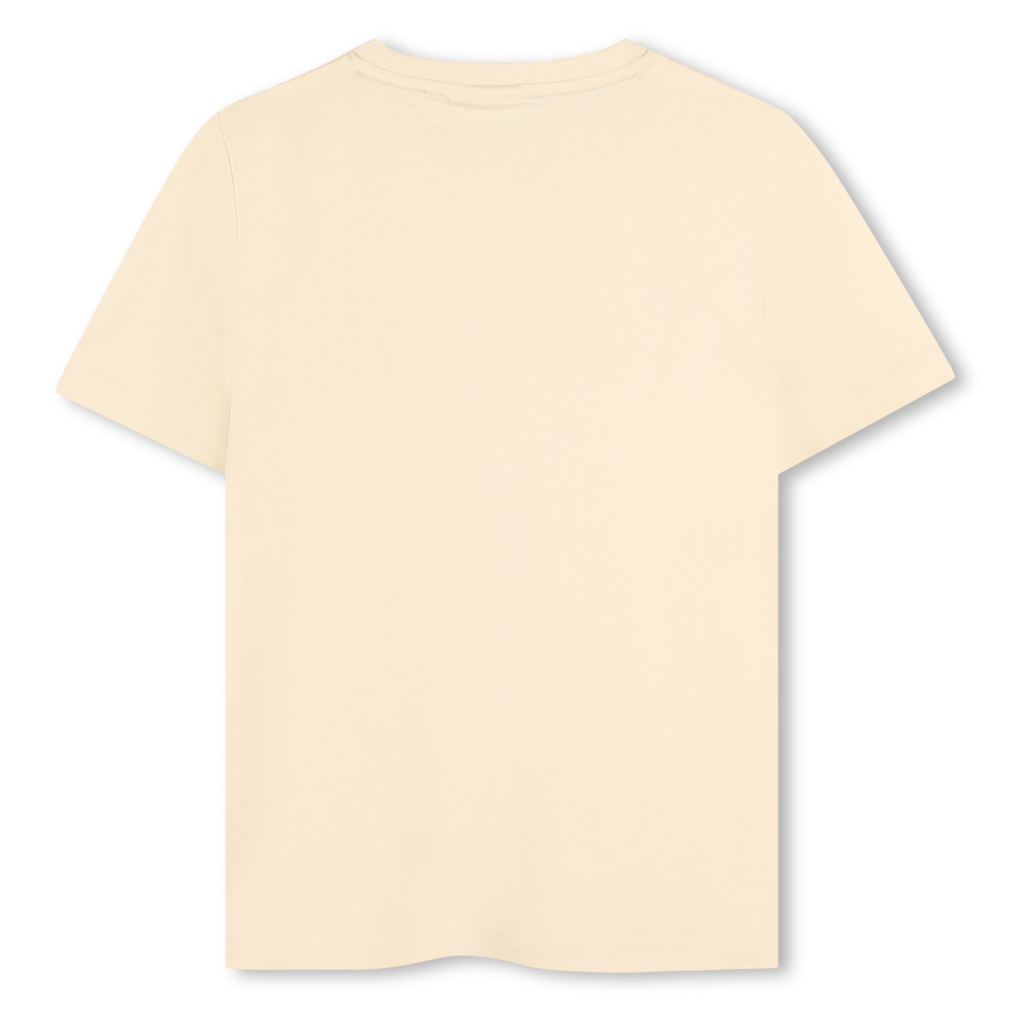 Camiseta Algodón Vainilla Logotipo Fantasía Niño