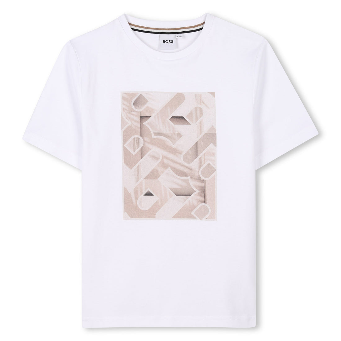 Camiseta Algodón Blanca Ilustración Niño