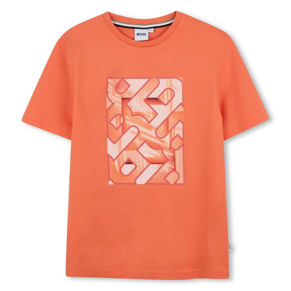 Camiseta Algodón Mango Ilustración Niño