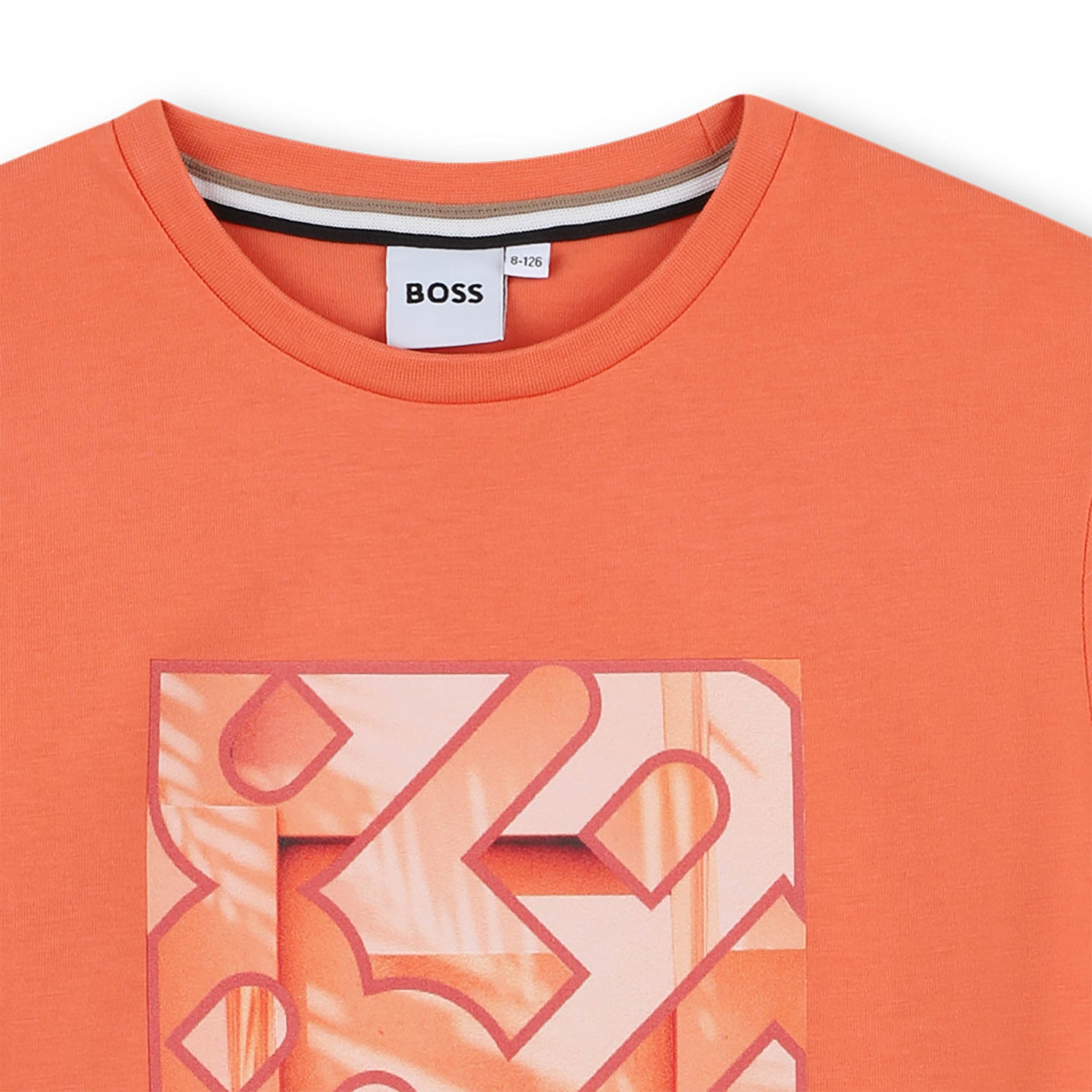 Camiseta Algodón Mango Ilustración Niño