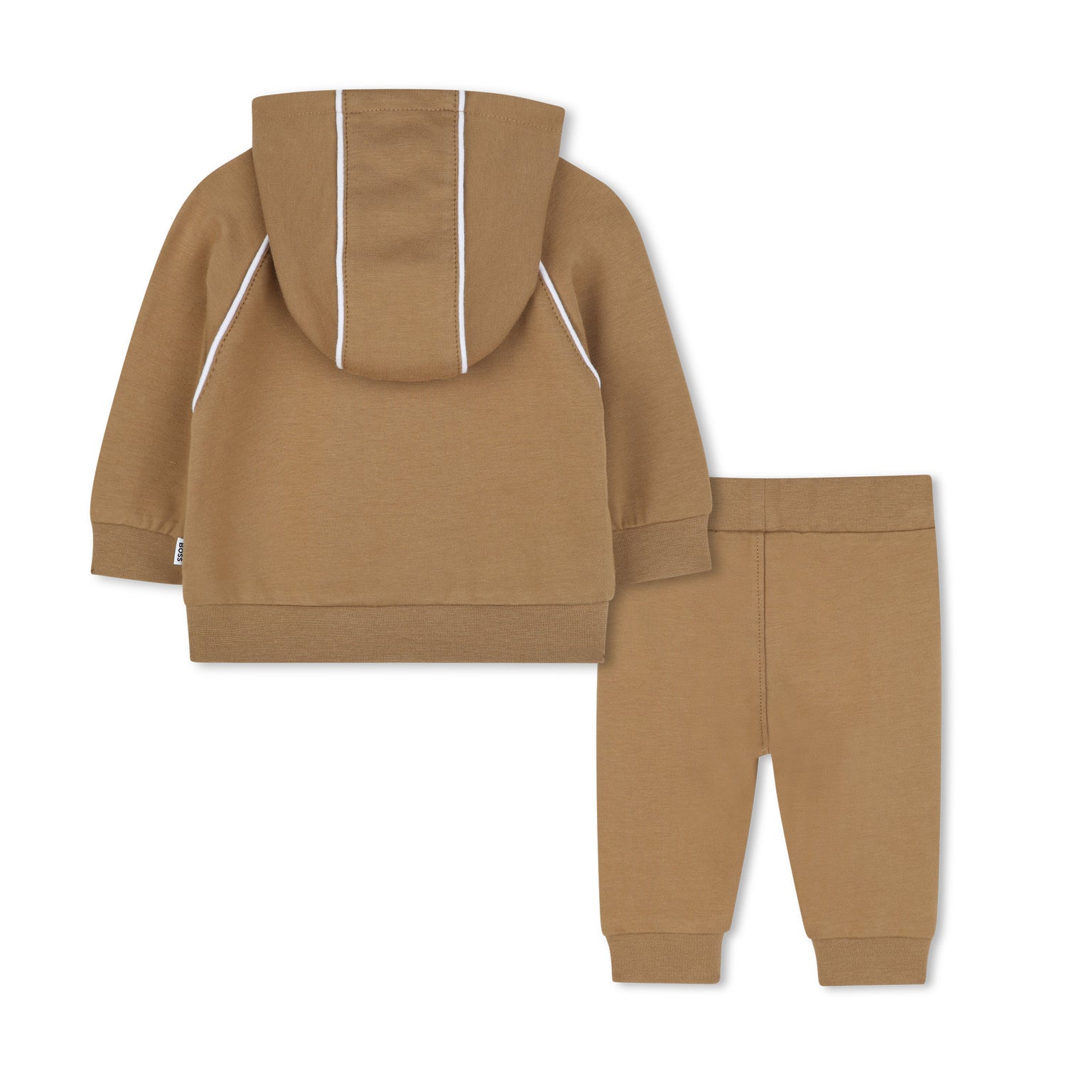 Conjunto Camel Cárdigan Hooded Joggers