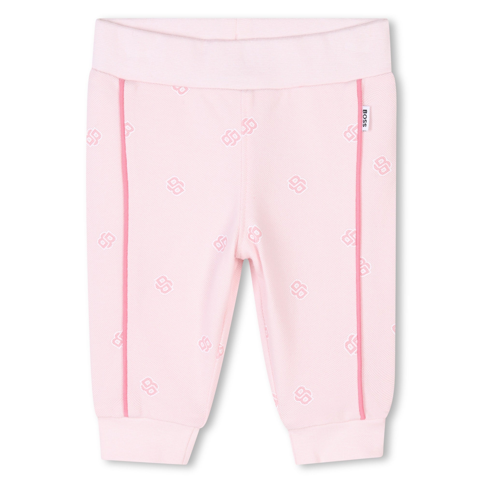 Conjunto Rosa Pálido Cárdigan Hooded Joggers