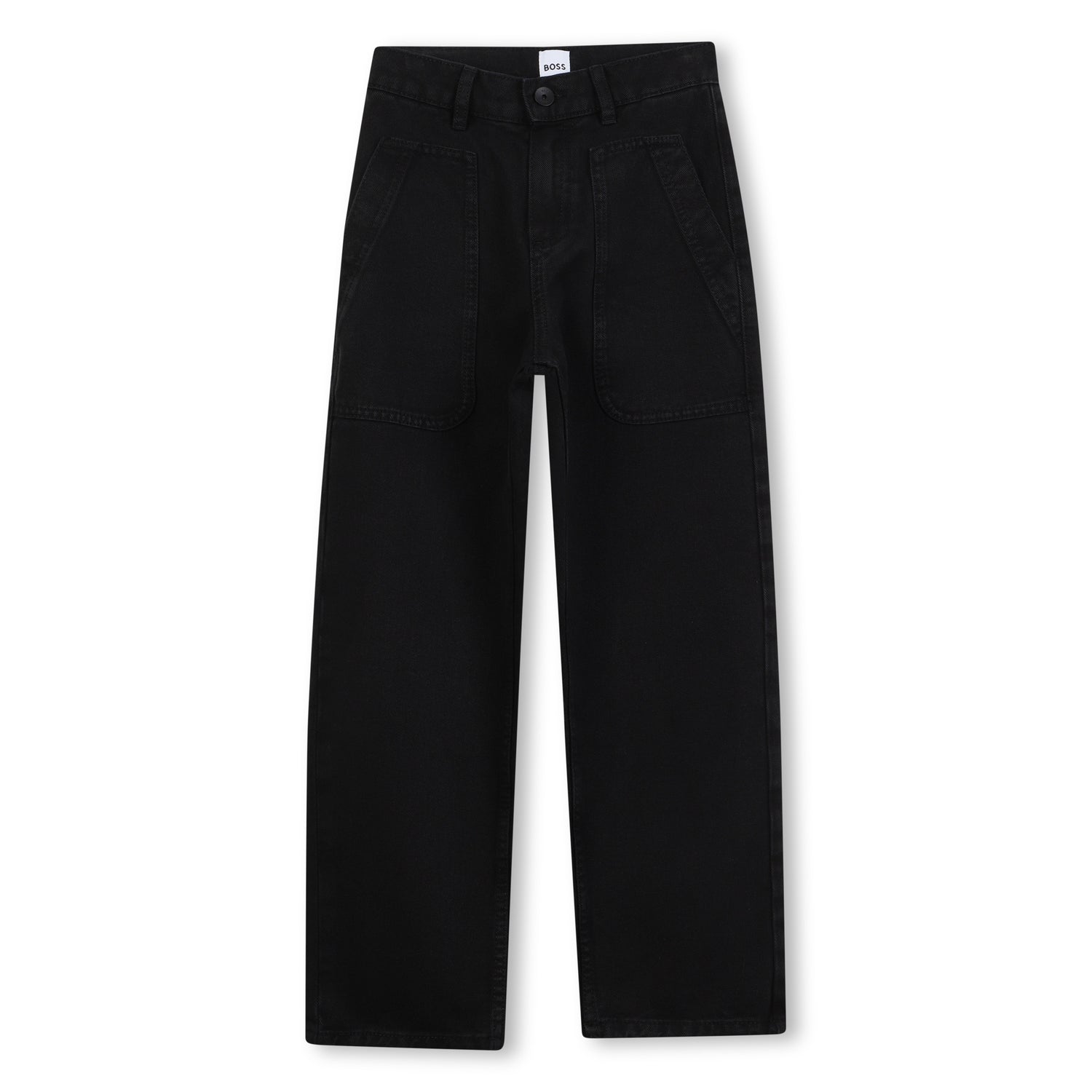 Pantalón Sarga Bolsillos Parche