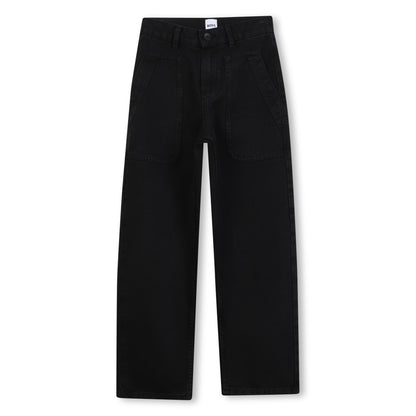 Pantalón Sarga Bolsillos Parche