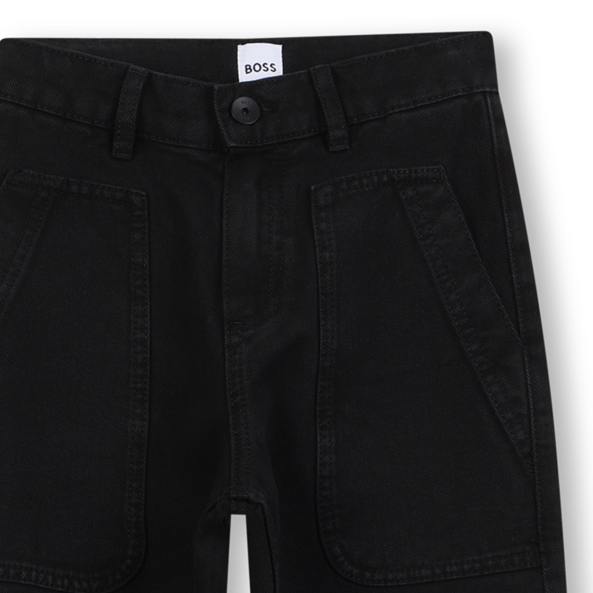 Pantalón Sarga Bolsillos Parche