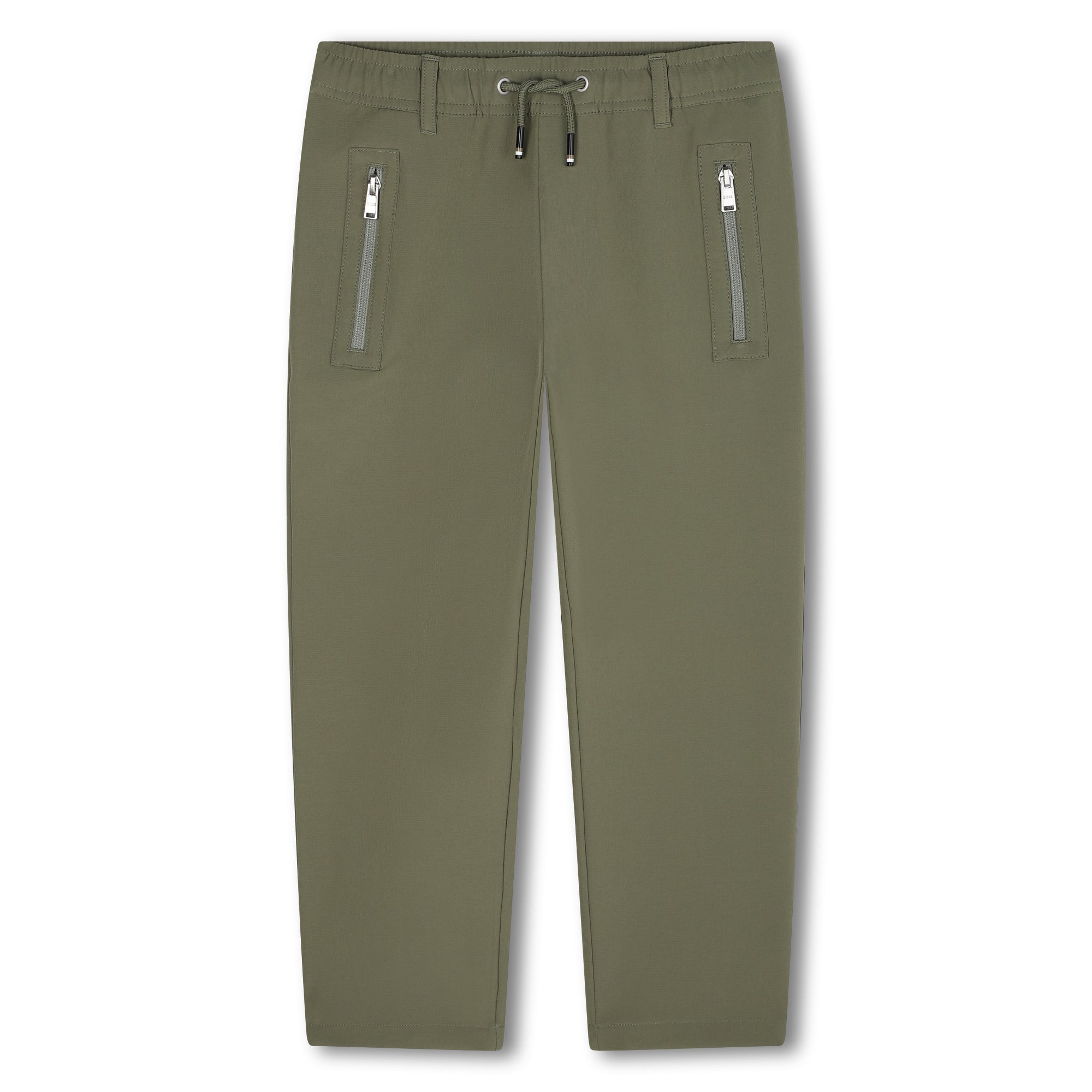 Pantalón Oliva Bolsillos Laterales