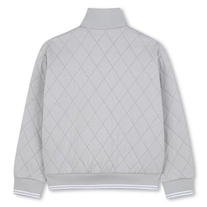 Cardigan Losange Gris Porcelana