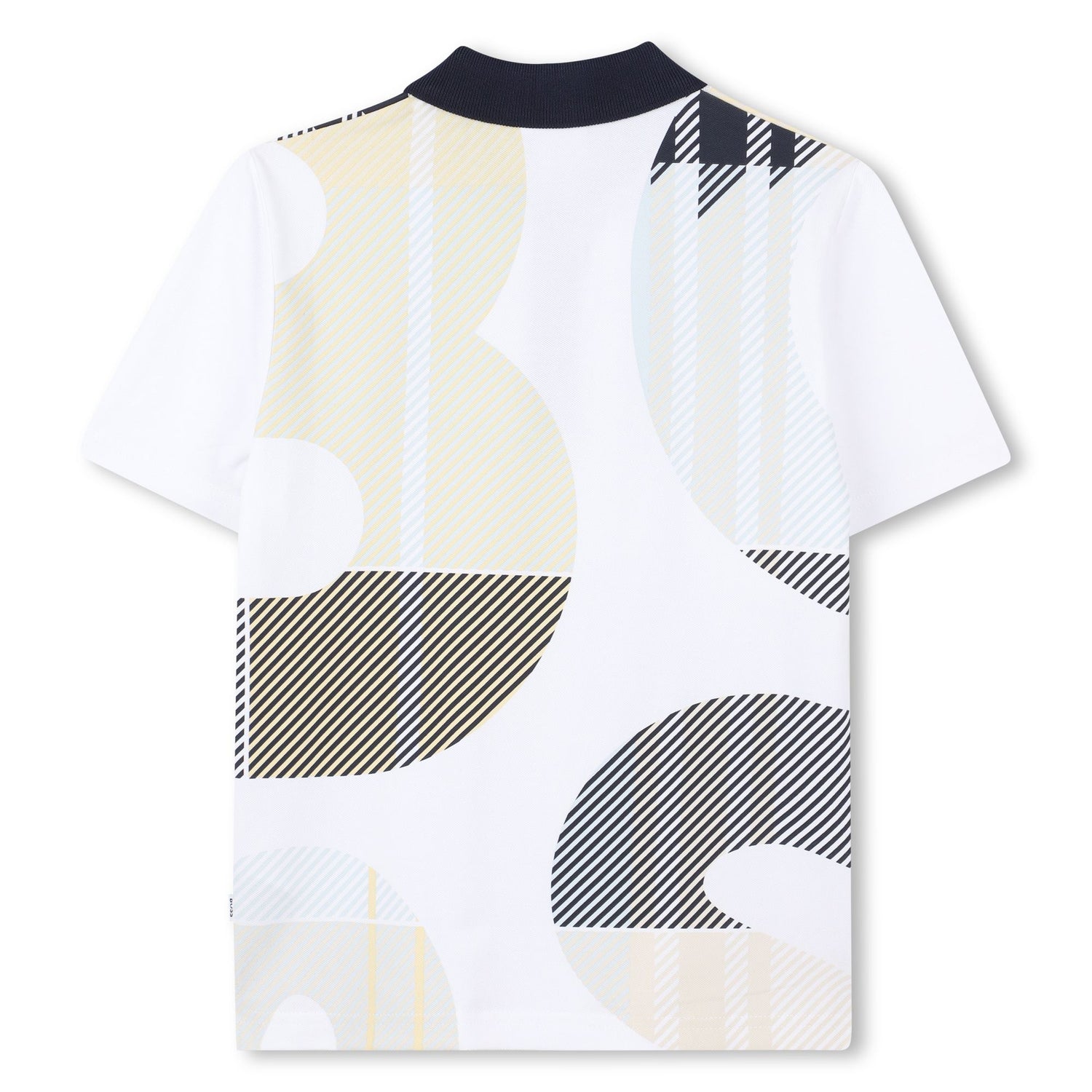 Polo Blanca Logo Integral All Over