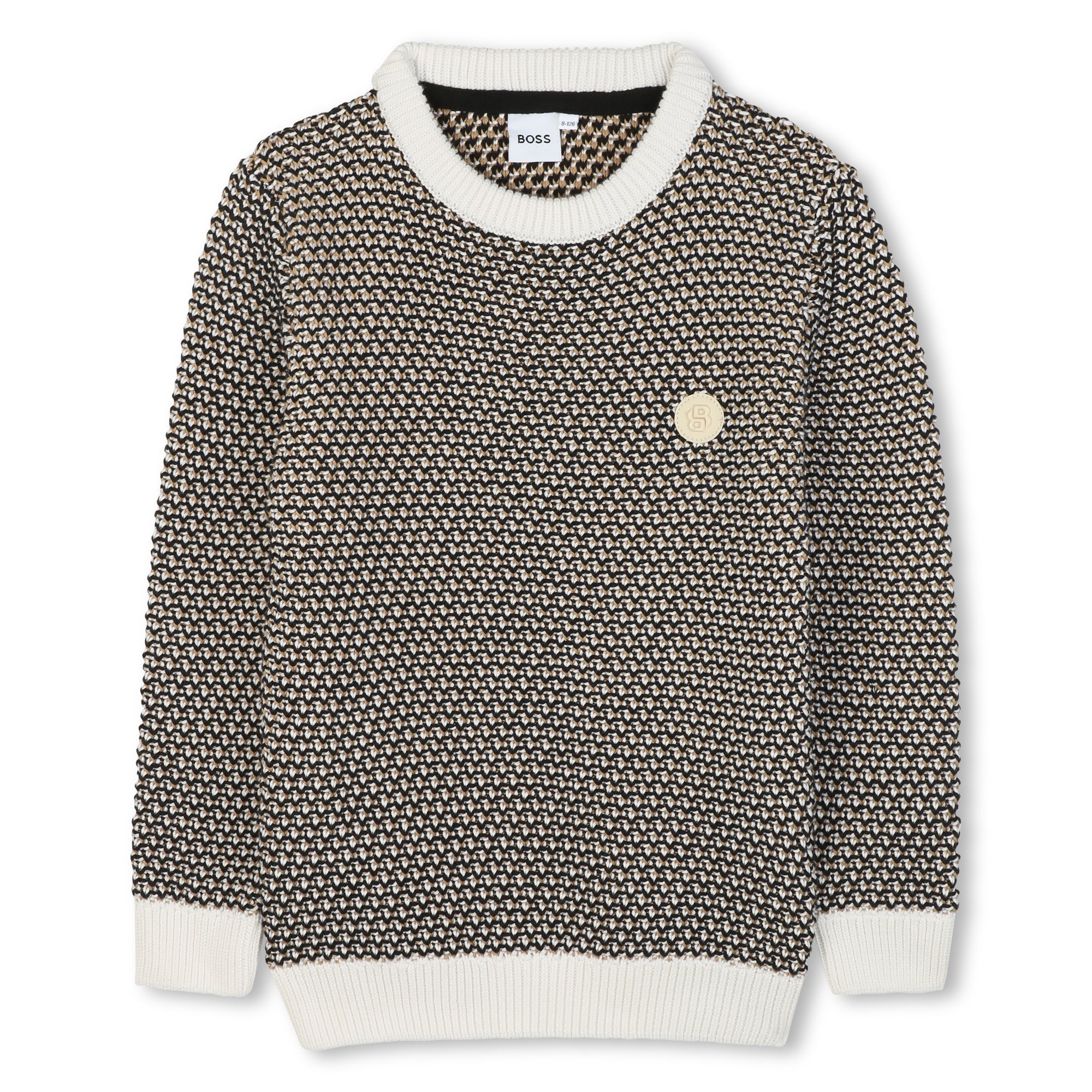 Sweater Tricolor Icónico Doble B