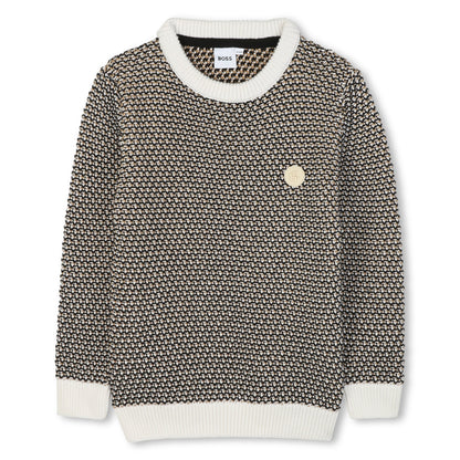 Sweater Tricolor Icónico Doble B