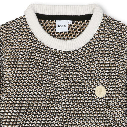 Sweater Tricolor Icónico Doble B