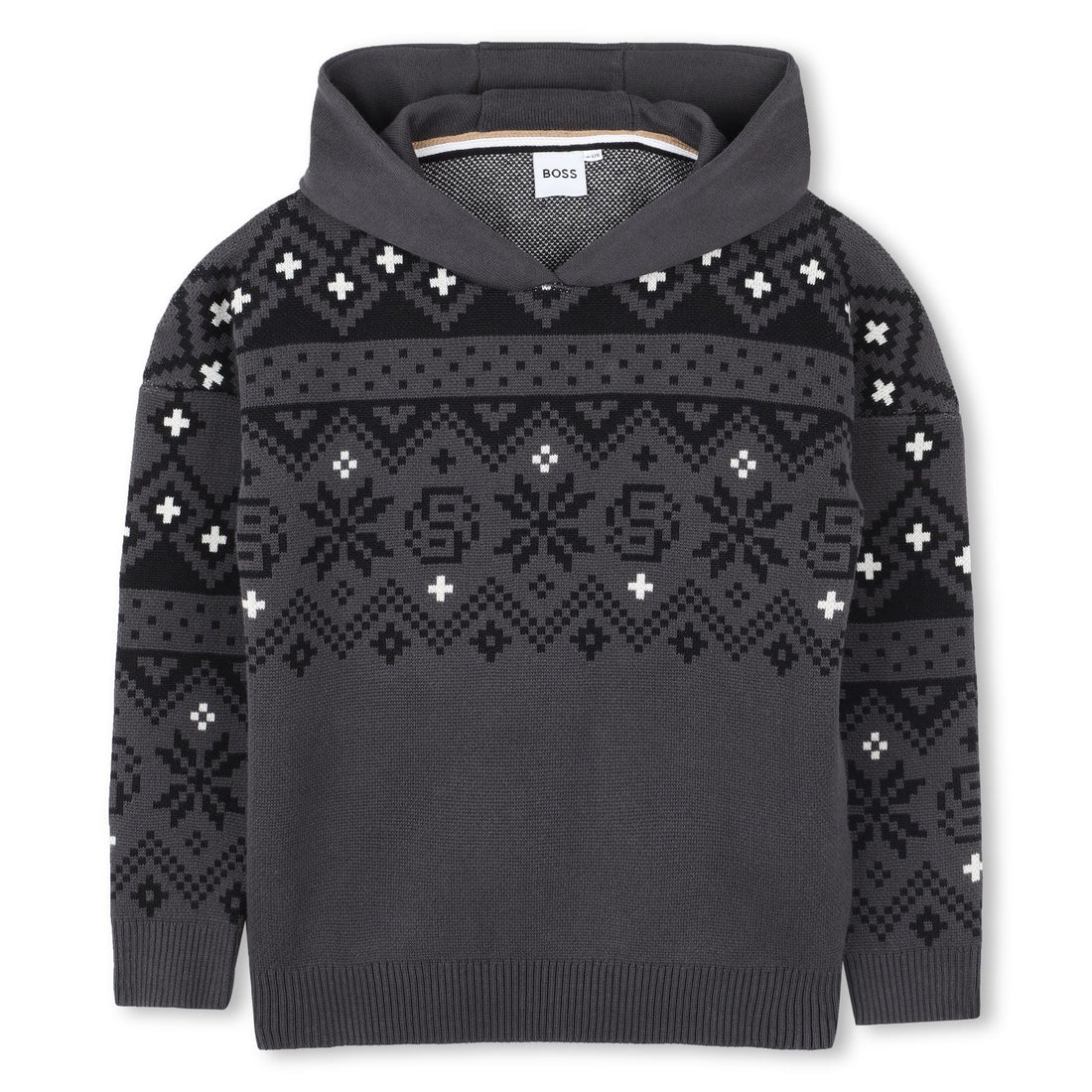 Hoodie Tejido Jaqcuard Invernal