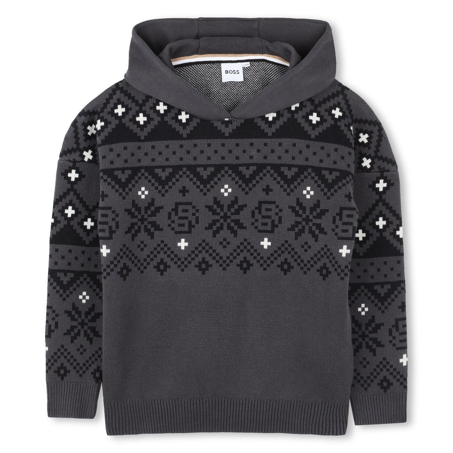 Hoodie Tejido Jaqcuard Invernal