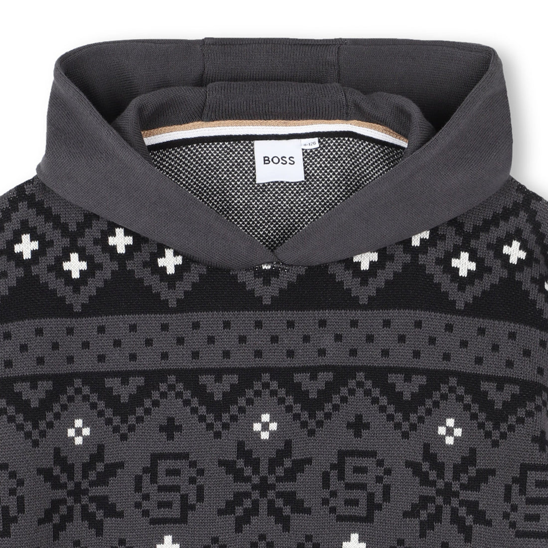 Hoodie Tejido Jaqcuard Invernal