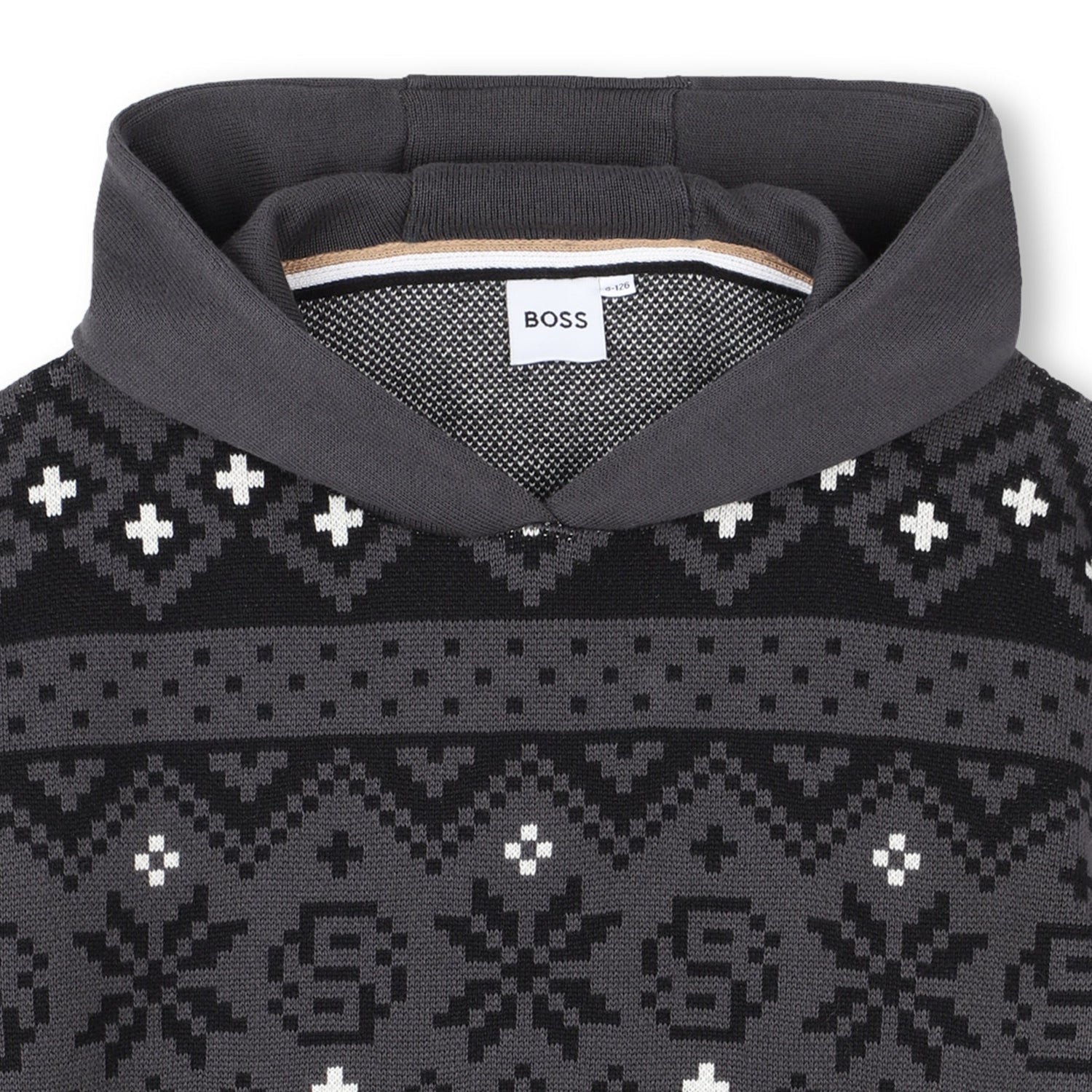 Hoodie Tejido Jaqcuard Invernal