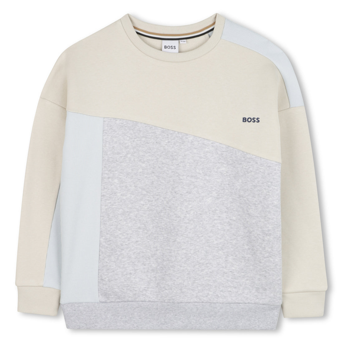 Buzo Loose Fit Recortes Vainilla Pastel