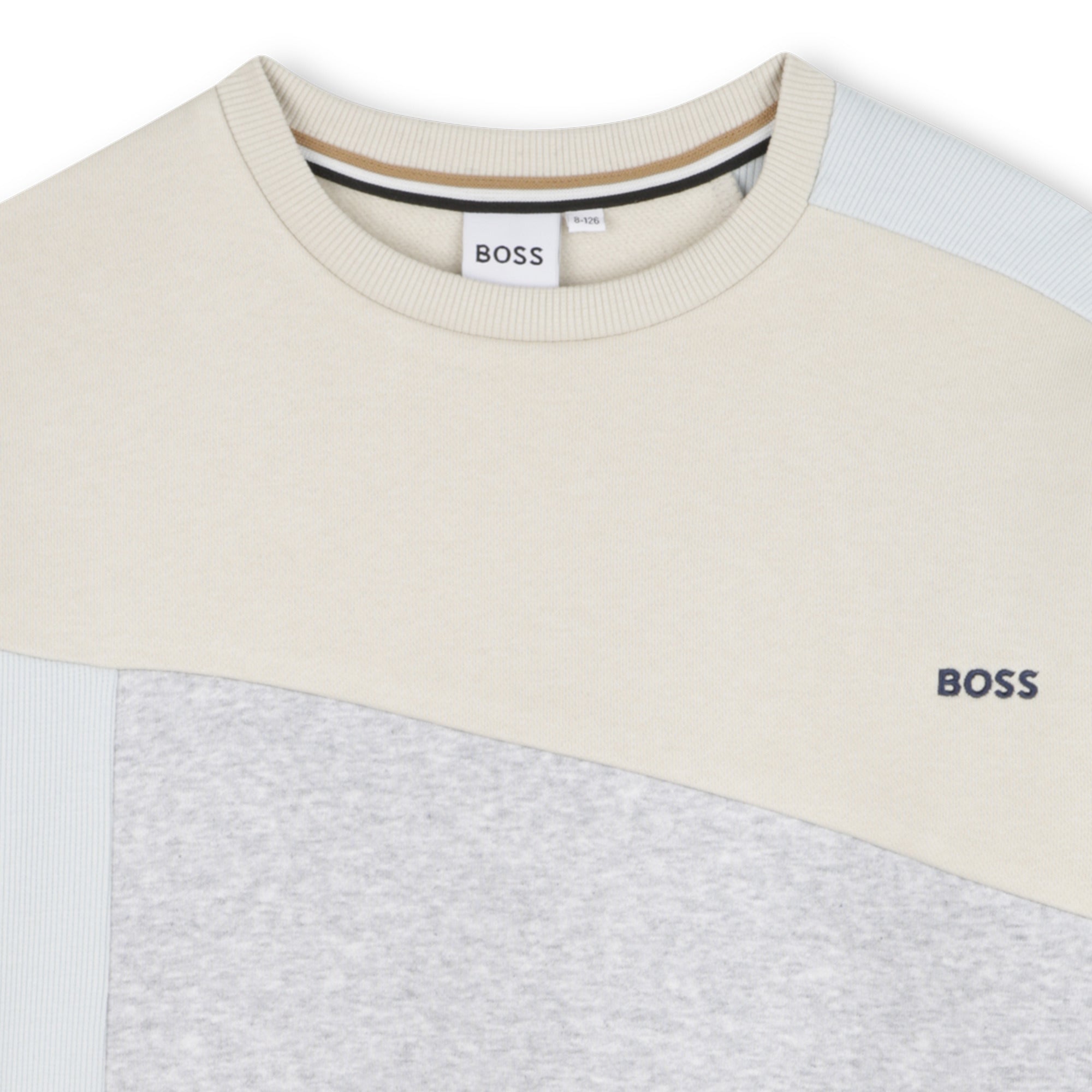Buzo Loose Fit Recortes Vainilla Pastel