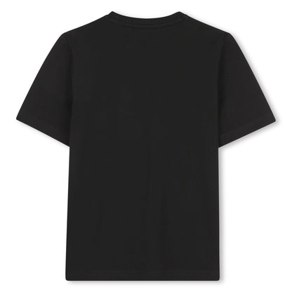 Camiseta Negra Logo Moderno