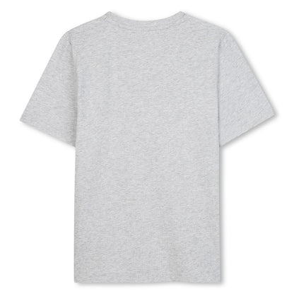 Camiseta Ilustración Gris Algodón