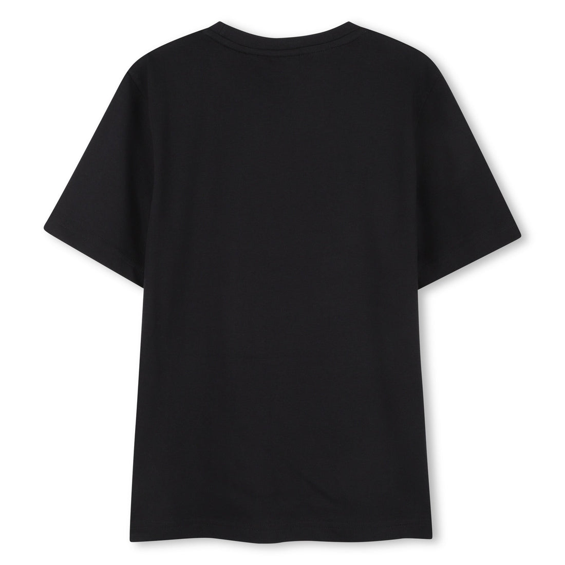 Camiseta Negra Estampado Fantasía