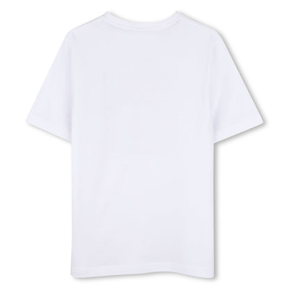 Camiseta Blanca Estampado Fantasía