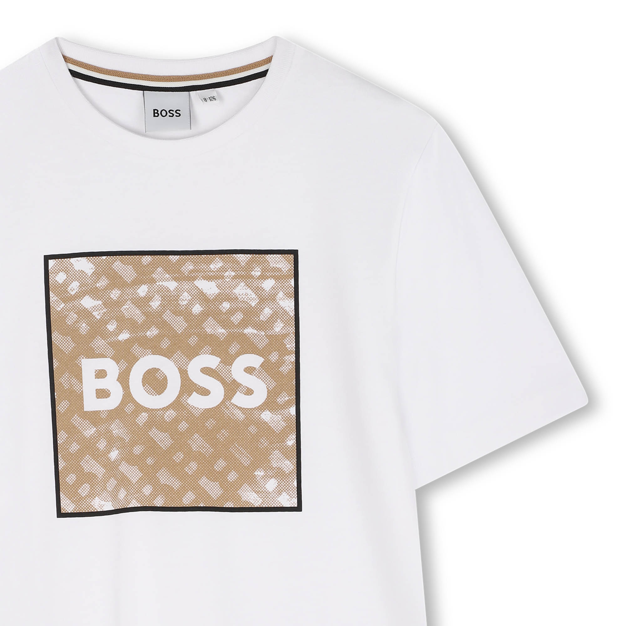 Camiseta Blanca Estampado Fantasía