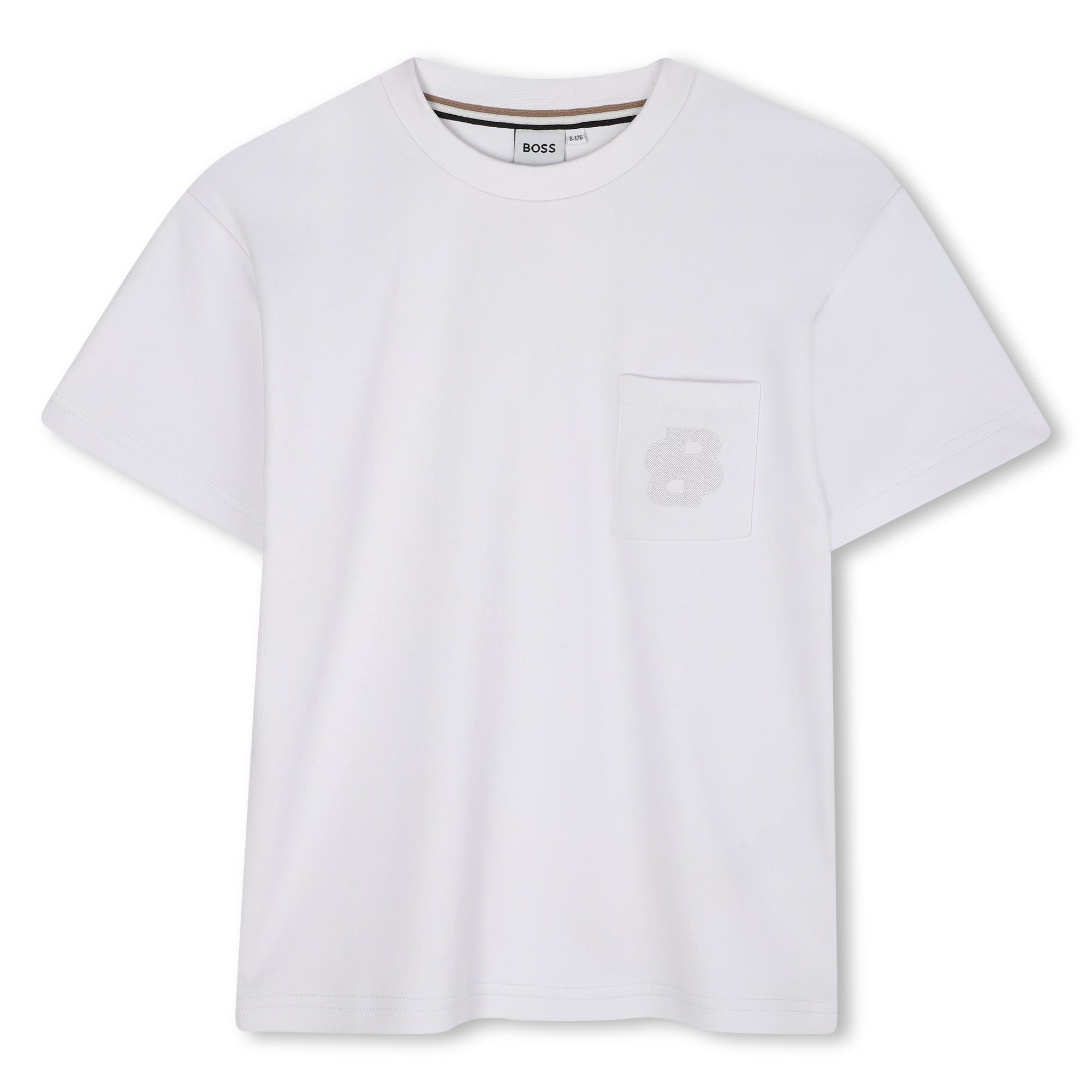 Camiseta Bolsillo Bordado Double B
