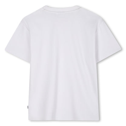 Camiseta Bolsillo Bordado Double B