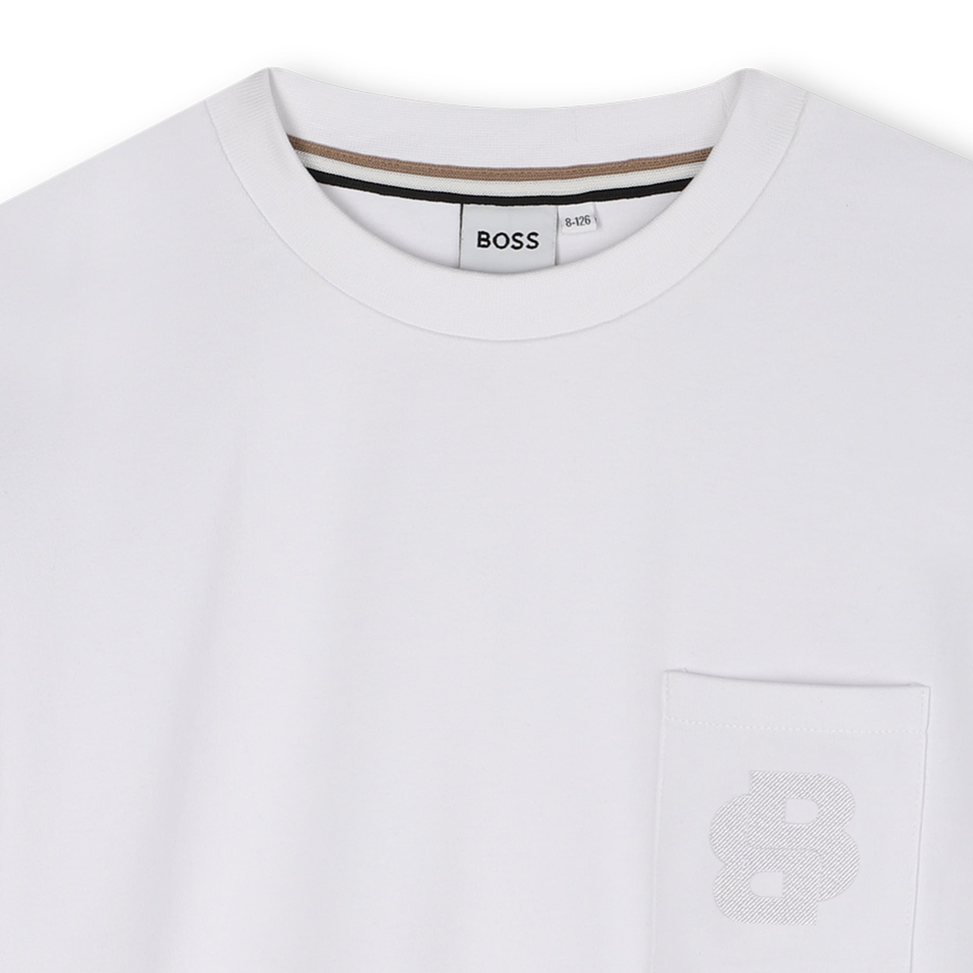 Camiseta Bolsillo Bordado Double B