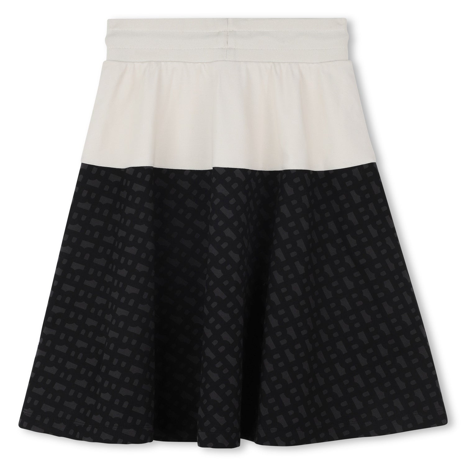 Falda Midi Monograma Golden Touch